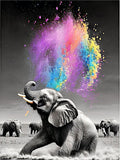 Elefant 5d Diy Diamond Painting Diamant Malerei Set FL3545
