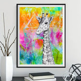 Giraffe 5d Diy Diamond Painting Diamant Malerei Set DE206790052