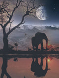 Elefant 5d Diy Diamond Painting Diamant Malerei Set DE487655990