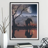 Elefant 5d Diy Diamond Painting Diamant Malerei Set DE487655990