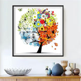 Baum 5d Diy Diamond Painting Diamant Malerei Set DP1352
