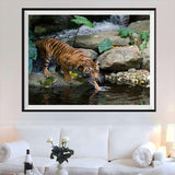 Tiger 5d Diy Diamond Painting Diamant Malerei Set DS12480160