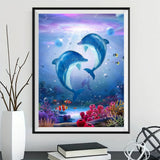 Delfin 5d Diy Diamond Painting Diamant Malerei Set DS180109938