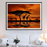Giraffe 5d Diy Diamond Painting Diamant Malerei Set DS22539997