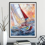 Boot 5d Diy Diamond Painting Diamant Malerei Set DS6759460