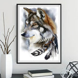 Wolf 5d Diy Diamond Painting Diamant Malerei Set DS86500719