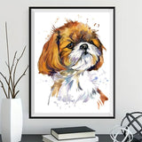 Hund 5d Diy Diamond Painting Diamant Malerei Set DS92319998