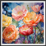 Blume 5d Diy Diamond Painting Diamant Malerei Set FL2018