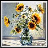Sonnenblume 5d Diy Diamond Painting Diamant Malerei Set FL2020