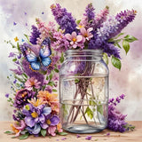 Blume 5d Diy Diamond Painting Diamant Malerei Set FL2054