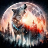 Wolf 5d Diy Diamond Painting Diamant Malerei Set FL2122