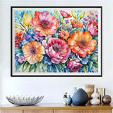 Blume 5d Diy Diamond Painting Diamant Malerei Set FL2125