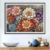Blume 5d Diy Diamond Painting Diamant Malerei Set FL2129