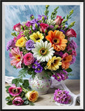 Blume 5d Diy Diamond Painting Diamant Malerei Set FL2131