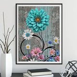 Blume 5d Diy Diamond Painting Diamant Malerei Set FL2138