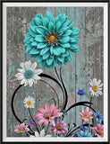 Blume 5d Diy Diamond Painting Diamant Malerei Set FL2138