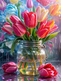 Blume 5d Diy Diamond Painting Diamant Malerei Set FL2141