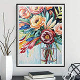 Blume 5d Diy Diamond Painting Diamant Malerei Set FL2152