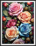 Blume 5d Diy Diamond Painting Diamant Malerei Set FL2161