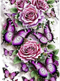 Blume 5d Diy Diamond Painting Diamant Malerei Set FL2221