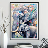 Elefant 5d Diy Diamond Painting Diamant Malerei Set FL2300