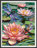 Lotus 5d Diy Diamond Painting Diamant Malerei Set FL2409