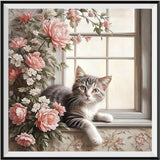 Katze 5d Diamond Painting /Diamant Malerei Set FL3152