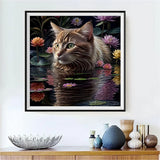 Katze 5d Diamond Painting /Diamant Malerei Set FL3156