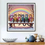 Katze 5d Diamond Painting /Diamant Malerei Set FL3157