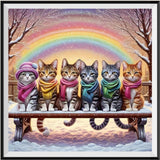Katze 5d Diamond Painting /Diamant Malerei Set FL3157