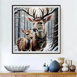 Hirsch 5d Diy Diamond Painting Diamant Malerei Set FL3169