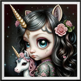 Einhorn 5d Diy Diamond Painting Diamant Malerei Set FL3193