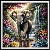 Elefant 5d Diy Diamond Painting Diamant Malerei Set FL3296