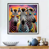 Zebra 5d Diy Diamond Painting Diamant Malerei Set FL3305