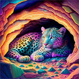 Leopard 5d Diy Diamond Painting Diamant Malerei Set FL3317