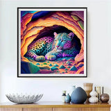 Leopard 5d Diy Diamond Painting Diamant Malerei Set FL3317
