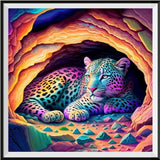 Leopard 5d Diy Diamond Painting Diamant Malerei Set FL3317