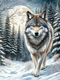 Wolf 5d Diy Diamond Painting Diamant Malerei Set FL3529