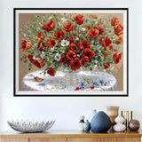 Blume 5d Diy Diamond Painting Diamant Malerei Set FL3610