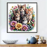 Katze 5d Diamond Painting /Diamant Malerei Set FL4005