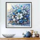 Blume 5d Diy Diamond Painting Diamant Malerei Set FL4080