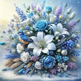Blume 5d Diy Diamond Painting Diamant Malerei Set FL4080