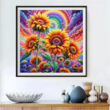 Sonnenblume 5d Diy Diamond Painting Diamant Malerei Set FL4089