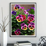 Blume 5d Diy Diamond Painting Diamant Malerei Set FL4101