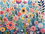 Blume 5d Diy Diamond Painting Diamant Malerei Set FL4116