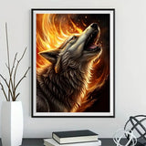 Wolf 5d Diy Diamond Painting Diamant Malerei Set FL4458
