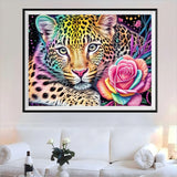 Leopard 5d Diy Diamond Painting Diamant Malerei Set FL4491