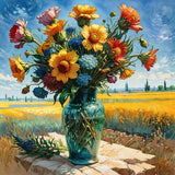 Blume 5d Diy Diamond Painting Diamant Malerei Set FL9564