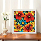 Blume 5d Diy Diamond Painting Diamant Malerei Set FL9570