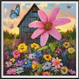 Blume 5d Diy Diamond Painting Diamant Malerei Set FL9590